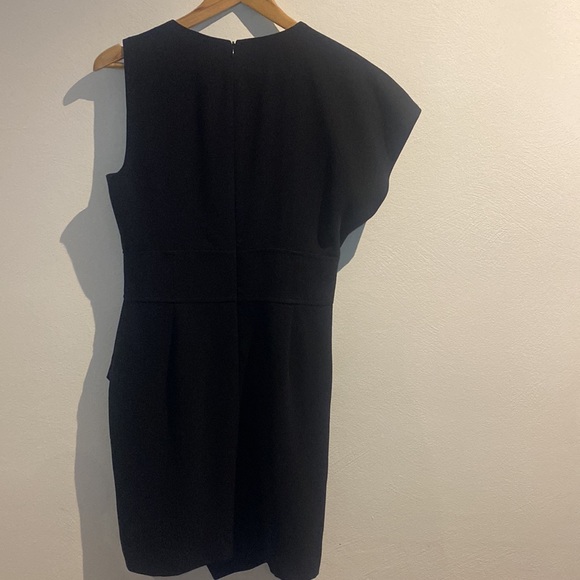 Bardot - Black Dress Asymmetrical Hem - Size 12 - Picture 7 of 10